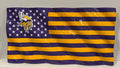 Skol & Stripes – Handcrafted Solid Wood Football Flag 🇺🇸🏈